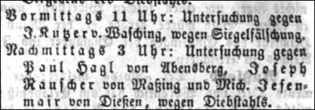 Klicken Sie zuerst in den Kreismittelpunkt, dann an irgendeiner Stelle auf den Kreis selbst.