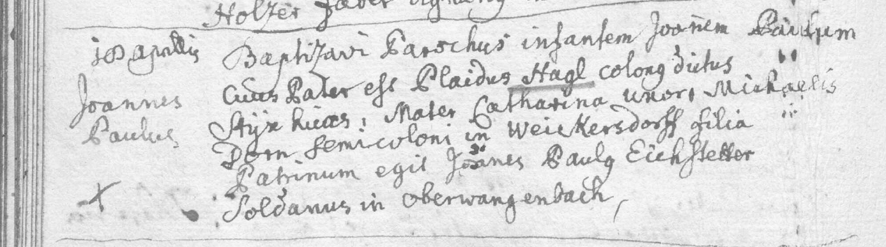 Klicken Sie zuerst in den Kreismittelpunkt, dann an irgendeiner Stelle auf den Kreis selbst.