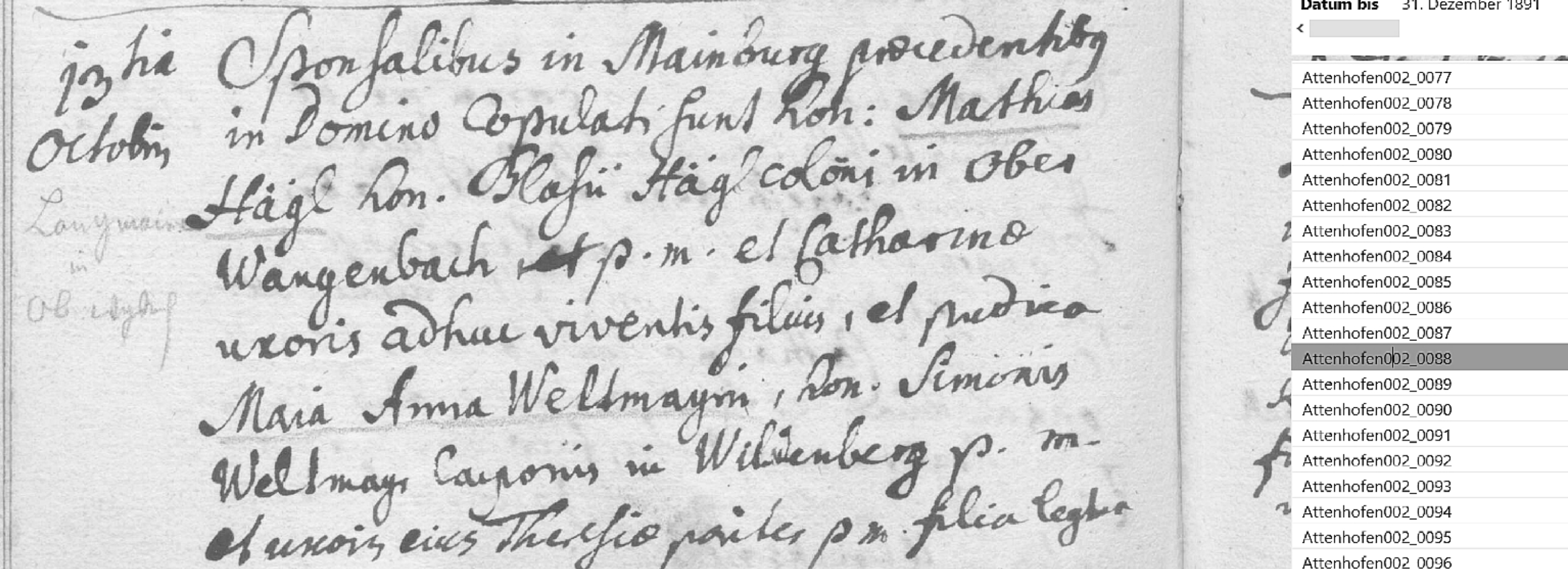Klicken Sie zuerst in den Kreismittelpunkt, dann an irgendeiner Stelle auf den Kreis selbst.