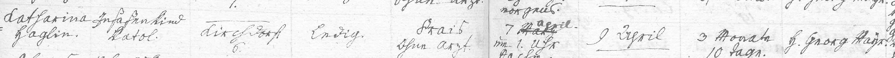 Klicken Sie zuerst in den Kreismittelpunkt, dann an irgendeiner Stelle auf den Kreis selbst.