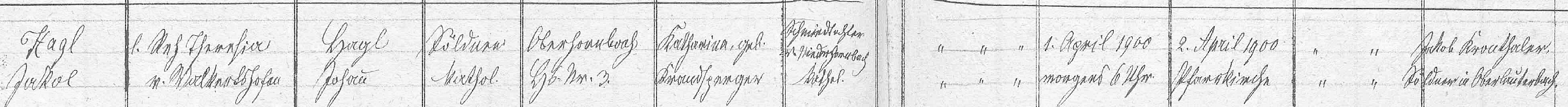 Klicken Sie zuerst in den Kreismittelpunkt, dann an irgendeiner Stelle auf den Kreis selbst.