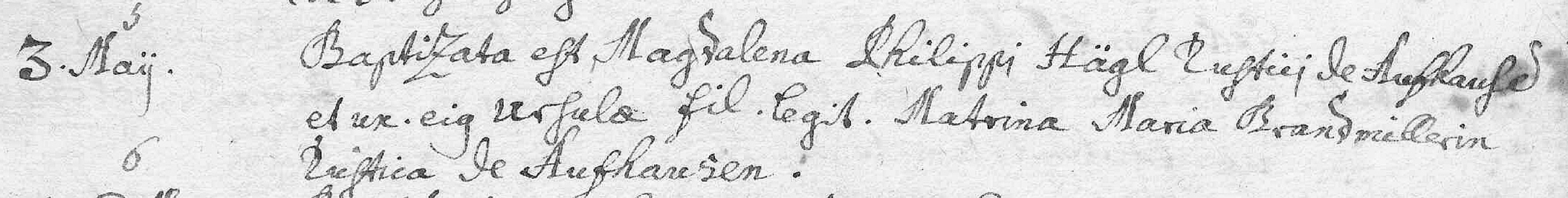 Klicken Sie zuerst in den Kreismittelpunkt, dann an irgendeiner Stelle auf den Kreis selbst.