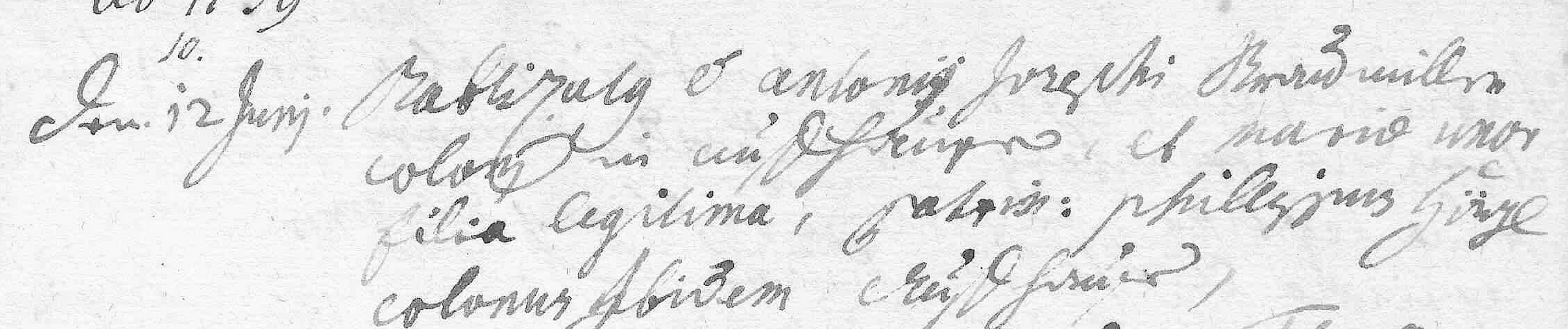 Klicken Sie zuerst in den Kreismittelpunkt, dann an irgendeiner Stelle auf den Kreis selbst.