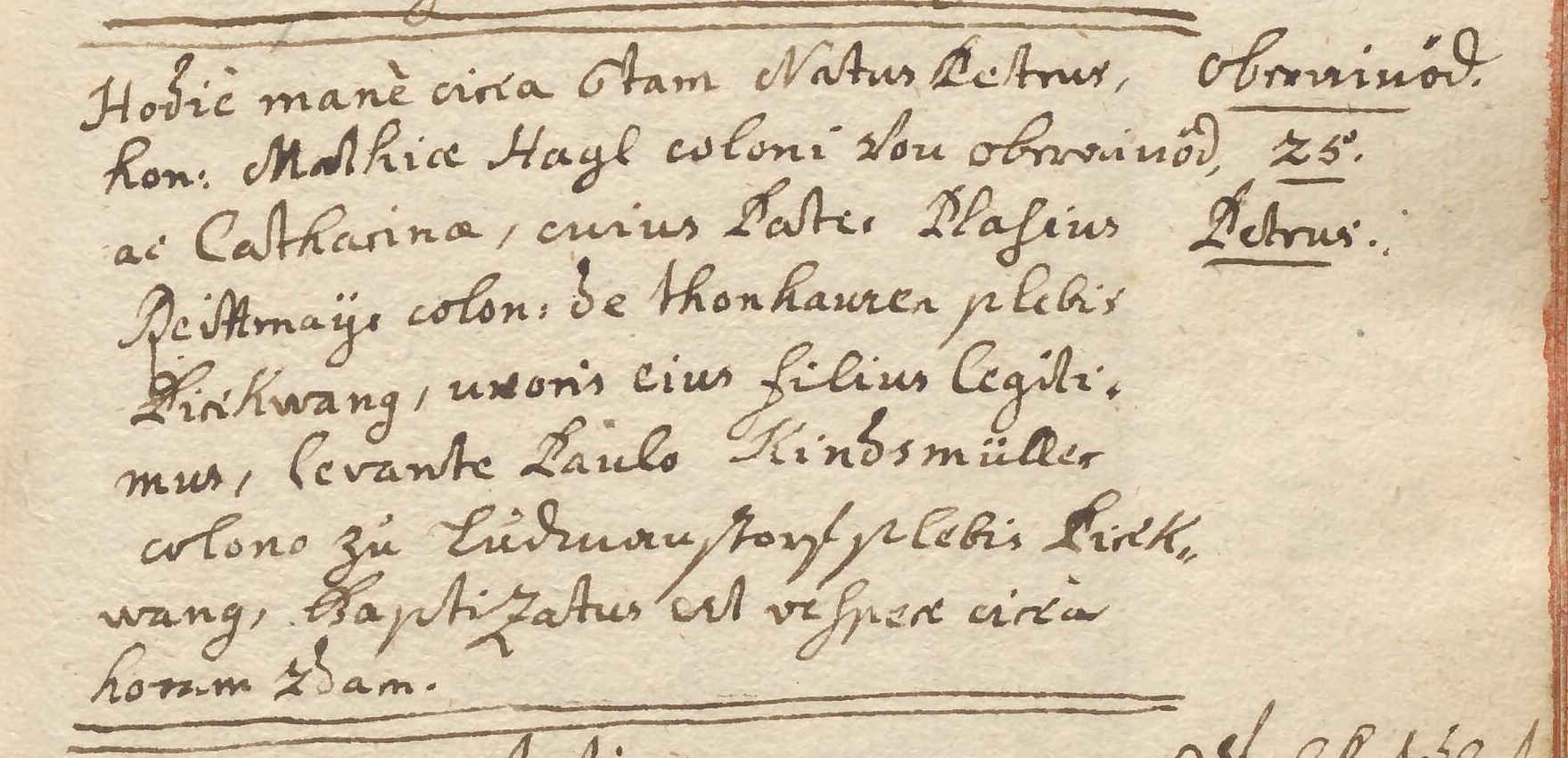 Klicken Sie zuerst in den Kreismittelpunkt, dann an irgendeiner Stelle auf den Kreis selbst.