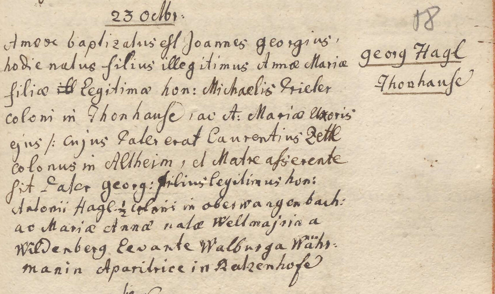 Klicken Sie zuerst in den Kreismittelpunkt, dann an irgendeiner Stelle auf den Kreis selbst.